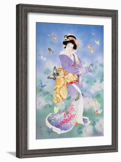 Chou No Mai-Haruyo Morita-Framed Art Print