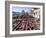 Chouwara Traditional Leather Tannery, Vats for Leather Hides and Skins, Fez, Morocco-Gavin Hellier-Framed Photographic Print