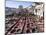 Chouwara Traditional Leather Tannery, Vats for Leather Hides and Skins, Fez, Morocco-Gavin Hellier-Mounted Photographic Print