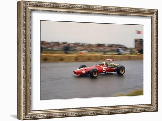 Chris Amon in a Ferrari V12, Dutch Grand Prix, Zandvoort, 1968-null-Framed Photographic Print