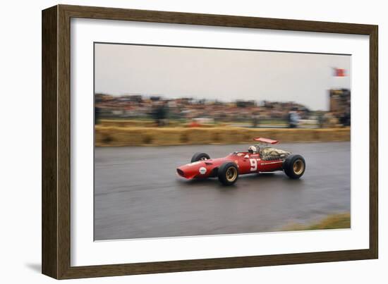 Chris Amon in a Ferrari V12, Dutch Grand Prix, Zandvoort, 1968-null-Framed Photographic Print