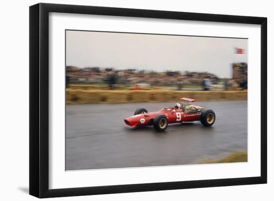 Chris Amon in a Ferrari V12, Dutch Grand Prix, Zandvoort, 1968-null-Framed Photographic Print