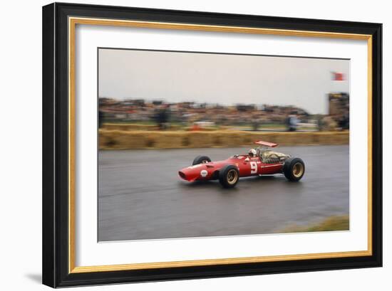 Chris Amon in a Ferrari V12, Dutch Grand Prix, Zandvoort, 1968-null-Framed Photographic Print