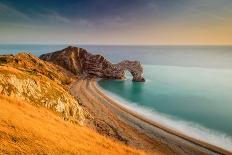 A View of Durdle Door in Dorset-Chris Button-Photographic Print