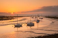 A View of the Boats from Hurst Spit-Chris Button-Photographic Print