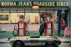 James Dean and Marilyn at the Station-Chris Consani-Art Print
