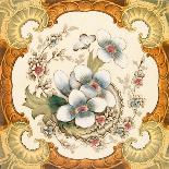 An Aesthetic Period Original Tile Dating around 1880 with Floral Design-Chris_Elwell-Art Print