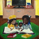 A Family that Reads Together, 2015-Chris Fabor-Giclee Print