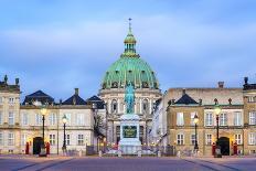 Amalienborg Palace at Dawn, Copenhagen, Denmark, Scandinavia, Europe-Chris Hepburn-Photographic Print