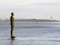 Antony Gormley Sculpture, Another Place, Crosby Beach, Merseyside, England, United Kingdom, Europe-Chris Hepburn-Photographic Print