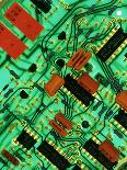 View of a Circuit Board From An Alarm System-Chris Knapton-Photographic Print