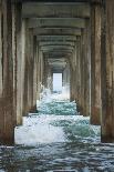 Sunset Through Oceanside Pier-Chris Moyer-Photographic Print