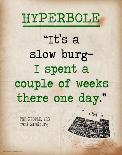 Hyperbole`s - Featuring Quote from Carl Sandberg`s The People, Yes - Literary Terms 2-Chris Rice-Mounted Art Print