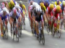 Detail of Blurred Cycling Action-Chris Trotman-Photographic Print