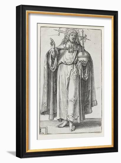 Christ, 1513-Lucas van Leyden-Framed Giclee Print