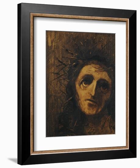 Christ, 1880-Odilon Redon-Framed Giclee Print