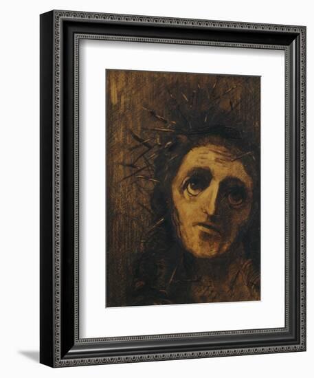 Christ, 1880-Odilon Redon-Framed Giclee Print