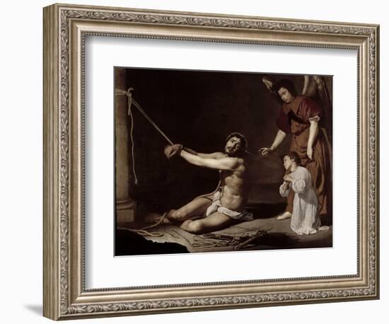Christ After the Flagellation Contemplated by the Christian Soul, c.1628-9-Diego Velazquez-Framed Giclee Print