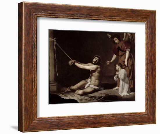 Christ After the Flagellation Contemplated by the Christian Soul, c.1628-9-Diego Velazquez-Framed Giclee Print