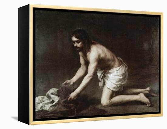 Christ After the Flagellation-Bartolome Esteban Murillo-Framed Premier Image Canvas