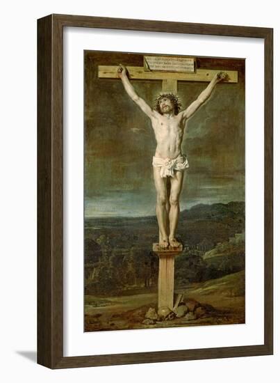 Christ Alive on the Cross at Calvary, 1631-Diego Velazquez-Framed Giclee Print