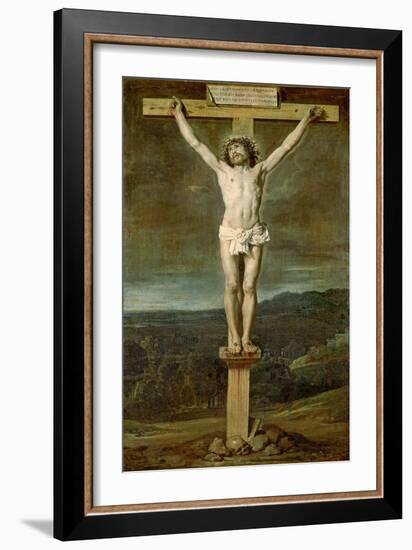 Christ Alive on the Cross at Calvary, 1631-Diego Velazquez-Framed Giclee Print