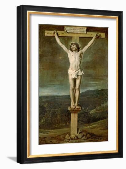 Christ Alive on the Cross at Calvary, 1631-Diego Velazquez-Framed Giclee Print