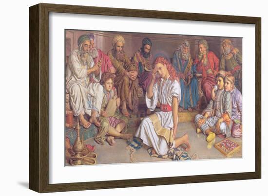 Christ Among the Doctors, 1887-William Holman Hunt-Framed Giclee Print