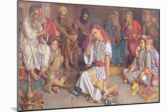 Christ Among the Doctors, 1887-William Holman Hunt-Mounted Giclee Print