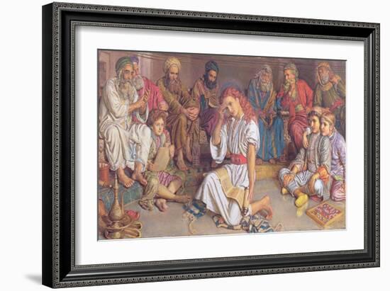 Christ Among the Doctors, 1887-William Holman Hunt-Framed Giclee Print