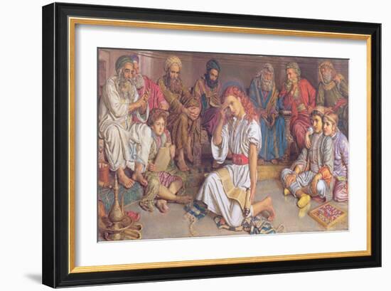 Christ Among the Doctors, 1887-William Holman Hunt-Framed Giclee Print