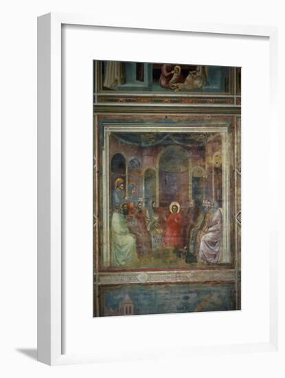 Christ Among the Doctors, circa 1305-Giotto di Bondone-Framed Giclee Print