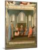 Christ Among the Doctors, Panel One of the Silver Treasury of Santissima Annunziata, c.1450-53-Fra Angelico-Mounted Giclee Print