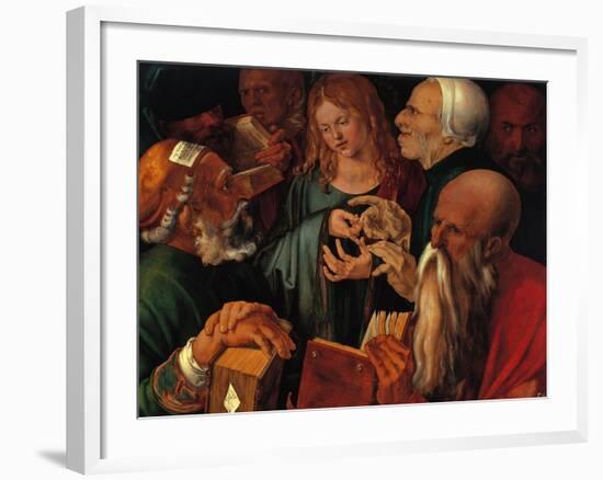 Christ Among the Doctors (Twelve Year-Old Jesus Among the Doctors)-null-Framed Giclee Print