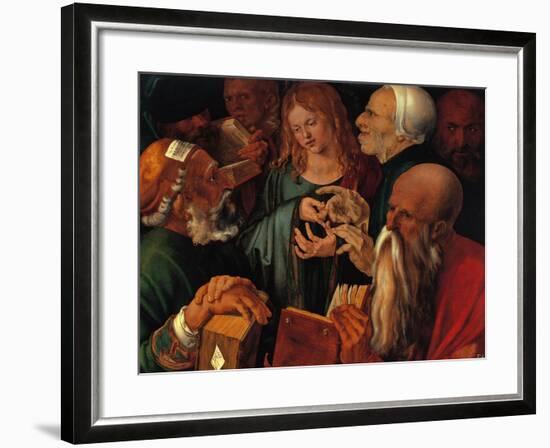 Christ Among the Doctors (Twelve Year-Old Jesus Among the Doctors)-null-Framed Giclee Print