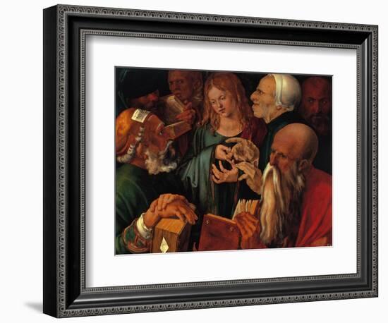 Christ Among the Doctors (Twelve Year-Old Jesus Among the Doctors)-null-Framed Giclee Print