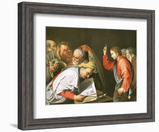 Christ Among the Doctors-Jusepe de Ribera-Framed Premium Giclee Print