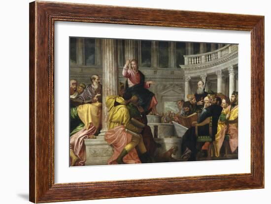 Christ Among the Doctors-Paolo Veronese-Framed Giclee Print