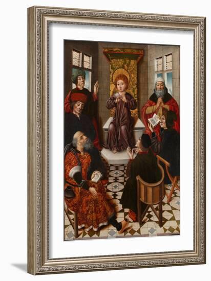 Christ Among the Doctors-Diego De La Cruz-Framed Giclee Print