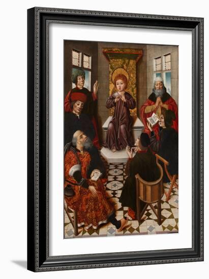 Christ Among the Doctors-Diego De La Cruz-Framed Giclee Print