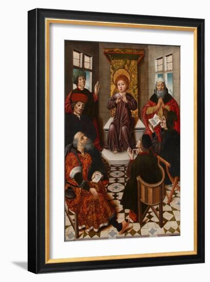 Christ Among the Doctors-Diego De La Cruz-Framed Giclee Print