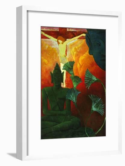 'Christ And Buddha', 1880-Paul Ranson-Framed Giclee Print