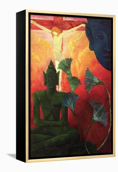 Christ and Buddha, circa 1890-1892-Paul Ranson-Framed Premier Image Canvas