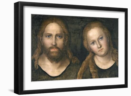 Christ and Mary, 1516-20-Lucas Cranach the Elder-Framed Giclee Print