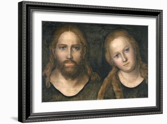 Christ and Mary, 1516-20-Lucas Cranach the Elder-Framed Giclee Print