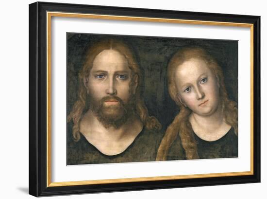 Christ and Mary, 1516-20-Lucas Cranach the Elder-Framed Giclee Print