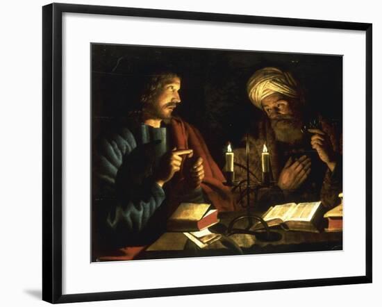 Christ and Nicodemus-Crijn Hendricksz Volmarijn-Framed Giclee Print