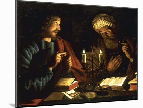 Christ and Nicodemus-Crijn Hendricksz Volmarijn-Mounted Giclee Print