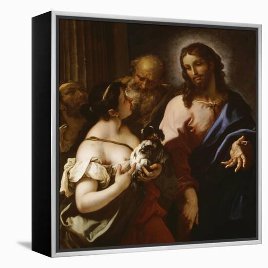 Christ and the Canaanite Woman-Sebastiano Ricci-Framed Premier Image Canvas