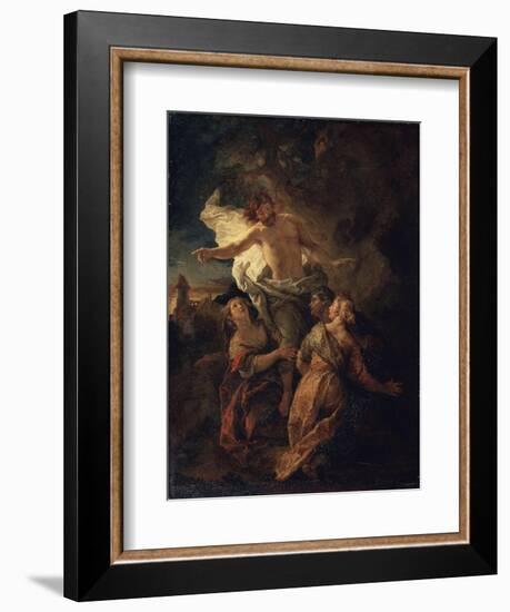 Christ and the Holy Women, Early 1680S-Charles de La Fosse-Framed Giclee Print